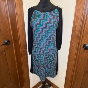 Teal & Purple‎ Sweater dress, size M